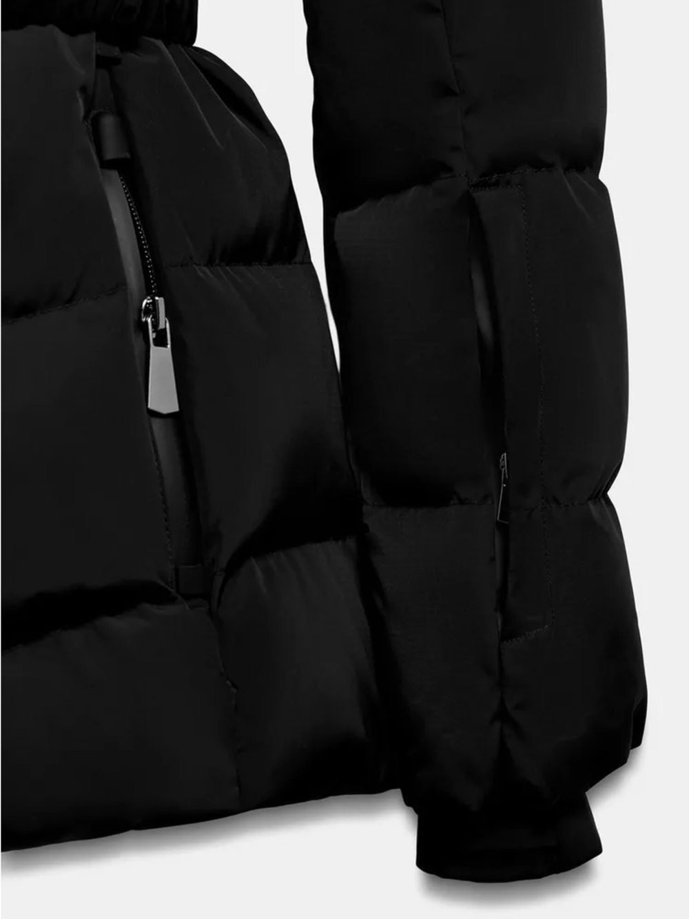 Zara QUILTED ANORAK 80% DOWN 20% FEATHER WATER RESISTANT WINDPROOF RECCO® SKI - Picture 5 of 12